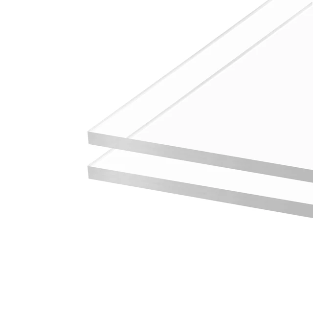 Alt view image 2 of 7 - Clear Cast Acrylic Sheet 12" x 16" x 1/4" Thick (6mm), Pack of 4 Plexiglass Board; for Craft Project, Signage, Laser Cutting, Engraving, Home Decor