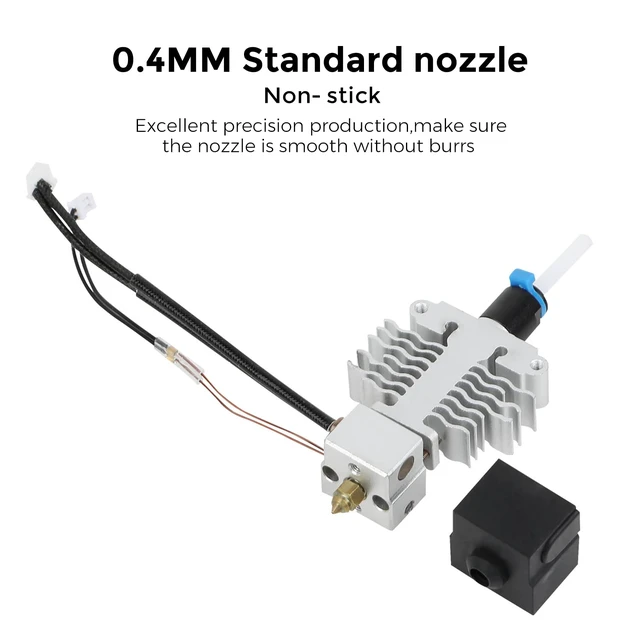 Alt view image 4 of 6 - Official Ender 5 S1 Hotend Kit, Upgrade Ceramic Heating Block Kit, Quick Swap Nozzle Kit, High Temperature High Speed Complete Hot End, Original Hotend Replacement for Ender 5 S1 3D Printer