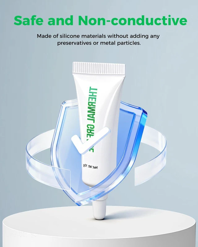 Alt view image 5 of 7 - 3D Printer Thermal Grease, 350°C High-Temperature Resistant Paste, Excellent Thermal Conductivity, Non-Conductive, for 3D Printer Hotend/Nozzle, Suitable for All FDM 3D Printer (2 Pack)