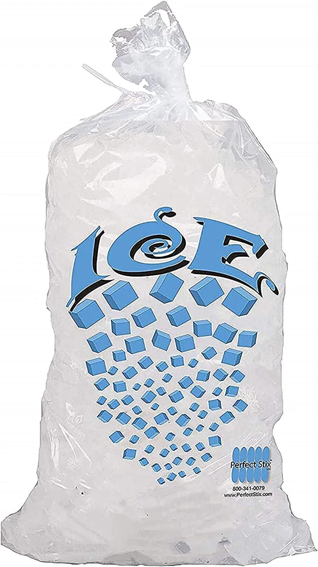 Main image of Ice Bag with Twist Tie Enclosure, 10 lbs (Pack of 500)