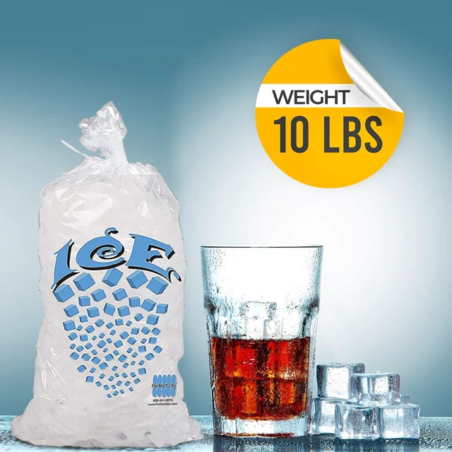 Alt view image 3 of 6 - Ice Bag with Twist Tie Enclosure, 10 lbs (Pack of 500)