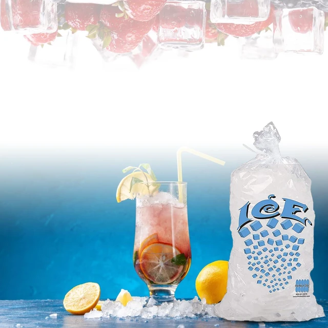 Alt view image 4 of 6 - Ice Bag with Twist Tie Enclosure, 10 lbs (Pack of 500)