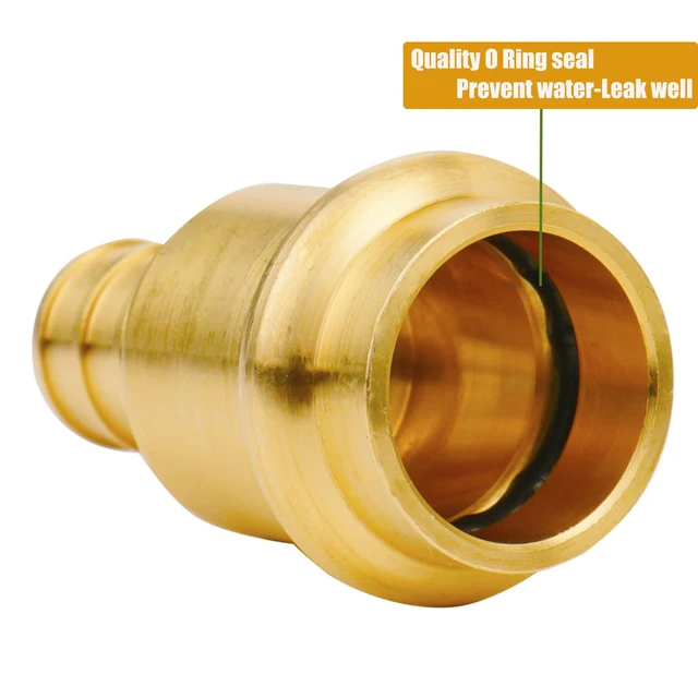 Alt view image 4 of 7 - 24 Pack 1/2" Press Pro press x 1/2" PEX Adapter Crimp Fittings Coupling for Connect from Cooper to Pex B Pipe,Pro press Copper to Pex Adapter,Lead-Free Brass