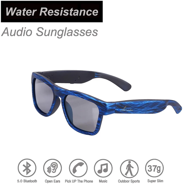 Alt view image 2 of 6 - Open Ear Smart Glasses, UV400 Z87.1 Lightweight Bluetooth Sunglasses Up to 10H Playtime, Hands-Free Calling, Music Playback, Voice Control, Photochromic Lens, Unisex for Daily Wear & Outdoor Use