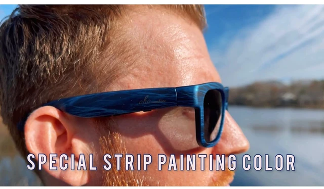 Alt view image 4 of 6 - Open Ear Smart Glasses, UV400 Z87.1 Lightweight Bluetooth Sunglasses Up to 10H Playtime, Hands-Free Calling, Music Playback, Voice Control, Photochromic Lens, Unisex for Daily Wear & Outdoor Use