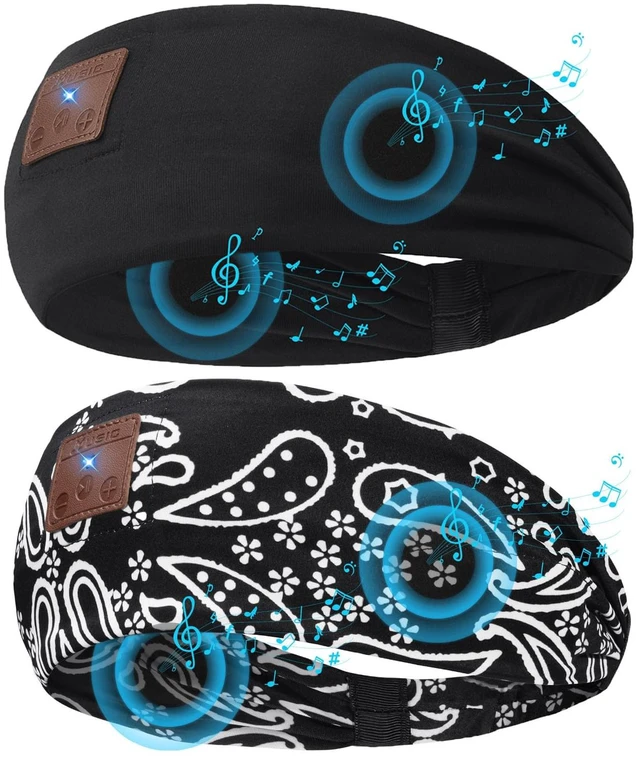 Main image of 2-Pack Upgraded Wireless Bluetooth Headband for Side Sleepers, Running, Travel, Meditation