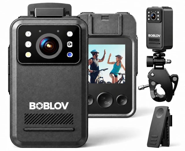Main image of A28 2K Small Body Camera External Memory Support No Card 2K Resolution, 9 Hours Battery Life, Night Vision, Bike Mount