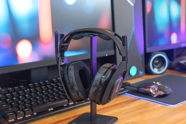 Alt view image 3 of 7 - Mod Kit A50 - Earpads & Headband for Astro A50 Gen 4/5 / A50x Made by Wicked Cushions Cooling Gel Earpads and Matching Headband that offer Enhanced Comfort & Durability Black Camo