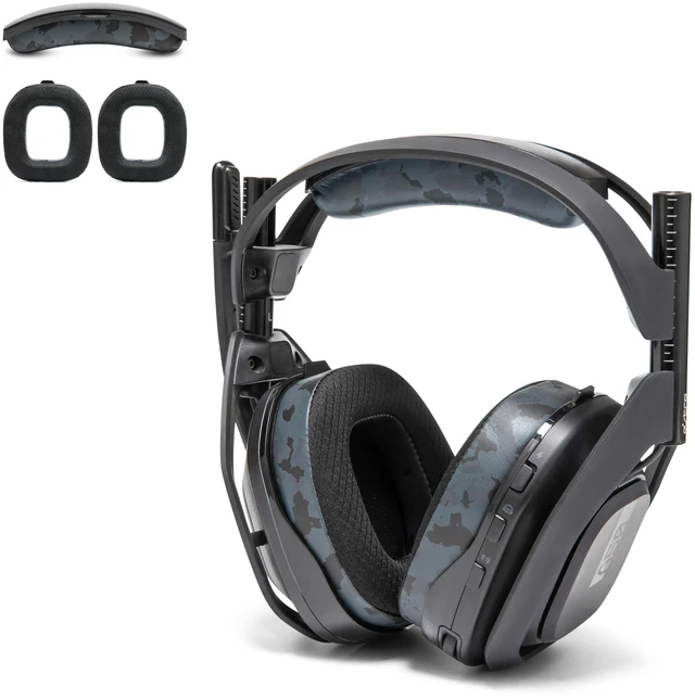 Main image of Mod Kit A50 - Earpads & Headband for Astro A50 Gen 4/5 / A50x Made by Wicked Cushions Cooling Gel Earpads and Matching Headband that offer Enhanced Comfort & Durability Black Camo