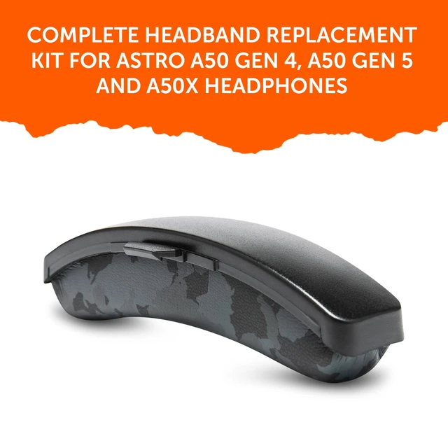 Alt view image 6 of 7 - Mod Kit A50 - Earpads & Headband for Astro A50 Gen 4/5 / A50x Made by Wicked Cushions Cooling Gel Earpads and Matching Headband that offer Enhanced Comfort & Durability Black Camo
