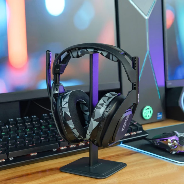 Alt view image 3 of 7 - Mod Kit A50 - Earpads & Headband for Astro A50 Gen 4/5 / A50x Made by Wicked Cushions Cooling Gel Earpads and Matching Headband that offer Enhanced Comfort & Durability Geo Grey