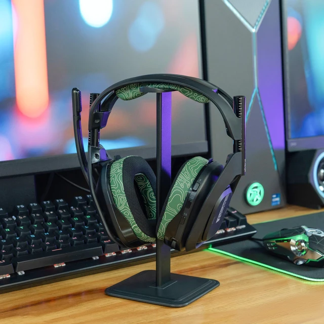 Alt view image 3 of 7 - Mod Kit A50 - Earpads & Headband for Astro A50 Gen 4/5 / A50x Made by Wicked Cushions Cooling Gel Earpads and Matching Headband that offer Enhanced Comfort & Durability Emerald Tide