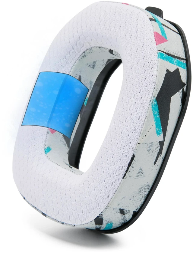 Alt view image 7 of 7 - Mod Kit A50 - Earpads & Headband for Astro A50 Gen 4/5 / A50x Made by Wicked Cushions Cooling Gel Earpads and Matching Headband that offer Enhanced Comfort & Durability 90's White