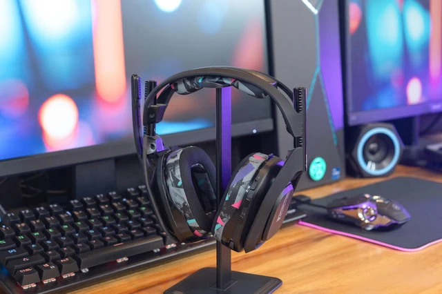Alt view image 3 of 7 - Mod Kit A50 - Earpads & Headband for Astro A50 Gen 4/5 / A50x Made by Wicked Cushions Cooling Gel Earpads and Matching Headband that offer Enhanced Comfort & Durability 90's Black