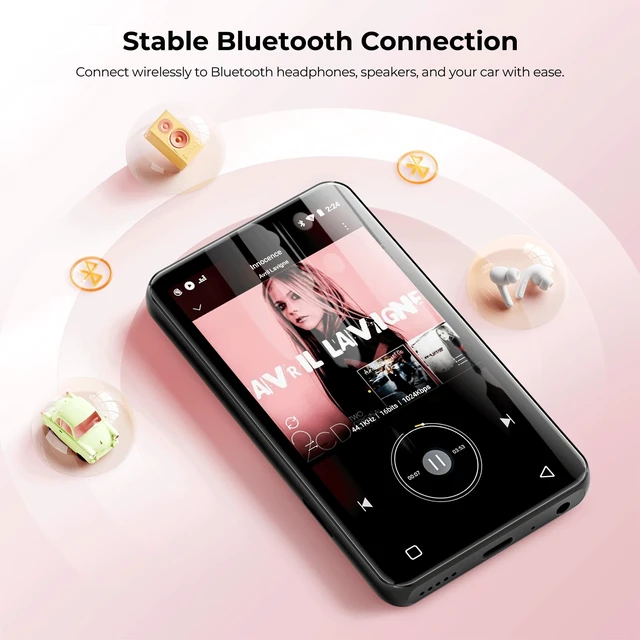 Alt view image 6 of 7 - G3 MP3 Player with Bluetooth and WiFi, 160G Player with Spotify Music Player with Pandora 4" Touch Screen, Parental Controls for Kids, Android MP4 MP3 with Audible,Spotify Kids (Black)