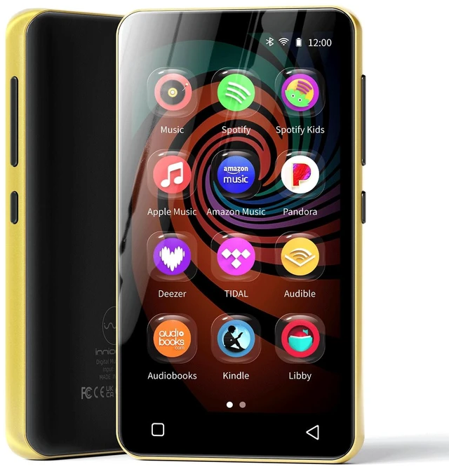 Main image of G3 MP3 Player with Bluetooth and WiFi, 160G Player with Spotify Music Player with Pandora 4" Touch Screen, Parental Controls for Kids, Android MP4 MP3 with Audible,Spotify Kids (Gold+Black)