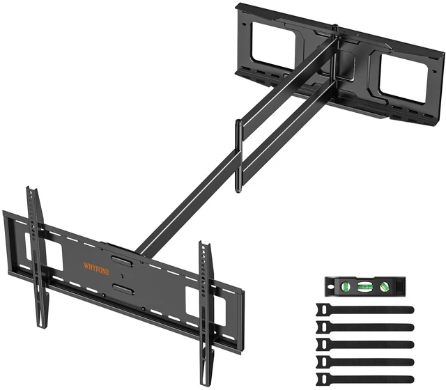 Main image of 48" Extension Long Arm Full Motion TV Wall Mount 37-85 TV by Extra Heavy Duty TV Wall Mount for 70,75,77,80,85'' Screens, Max VESA 600x400mm, Hold 110 lbs, 16''-24'' Wood Studs
