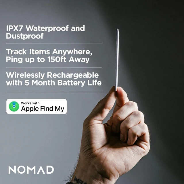 Alt view image 5 of 7 - Tracking Card White, Slim Card Tracker with IPX7 Waterproof and Dust Proof - Card Tracker for Wallet & Luggage, 5 Months GPS Tracker Long Battery Life, Rechargeable, Compatible with iOS Only