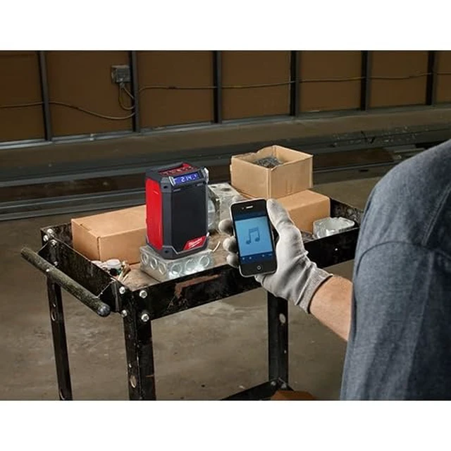 Alt view image 7 of 7 - 2951-20 M12 Lithium-Ion Cordless Radio + Charger (Tool Only)
