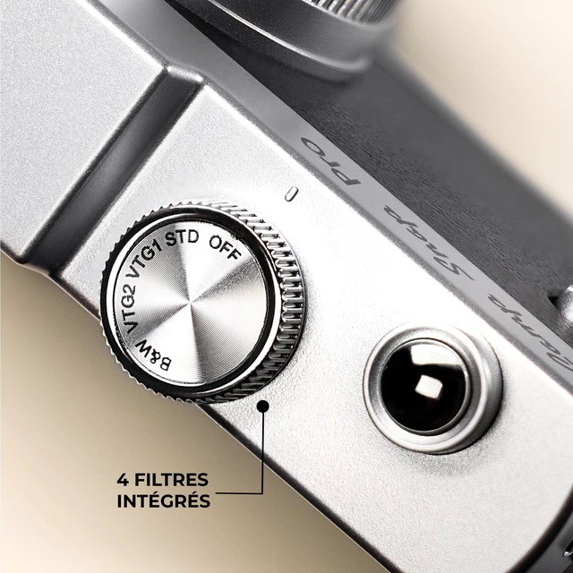 Alt view image 5 of 7 - Classic 16MP Instant Camera, Xenon Flash, 4 Customizable Filters, Screenless Camera, 4GB Memory, USB-C Rechargeable Battery, Digital Camera, Compact and Durable