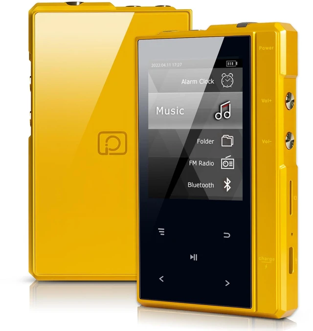 Main image of 32GB MP3 Player with 90 Hours Long Battery Life,Bluetooth 5.0, Z6 Digital Audio Player with Sturdy and Durable Metal Frame, 2.4'' IPS Glass Screen,FM Radio,Support up to 256GB