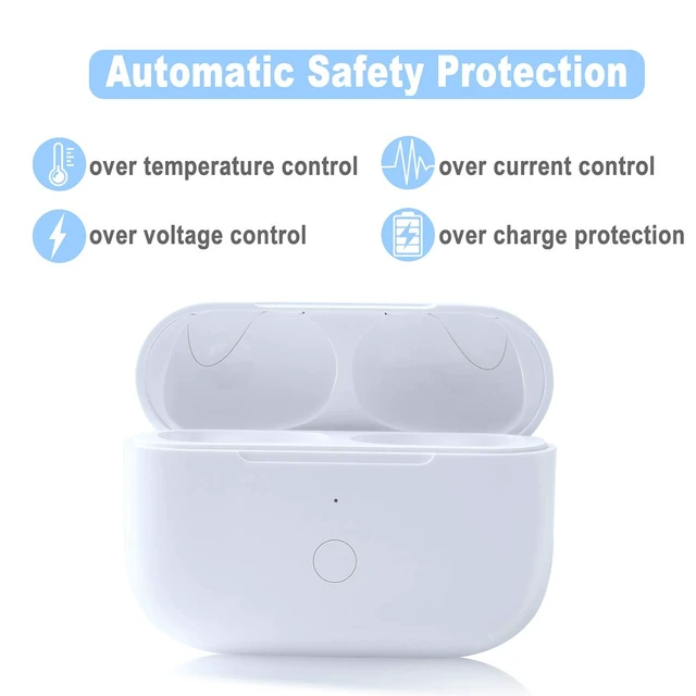 Alt view image 4 of 7 - Compatible with for Wireless AirPod Pro 1st & 2nd Generation Charging Case Replacement, Compatible with for AirPod Pro 1st & 2nd Charger Case with Bluetooth Pairing Sync Button