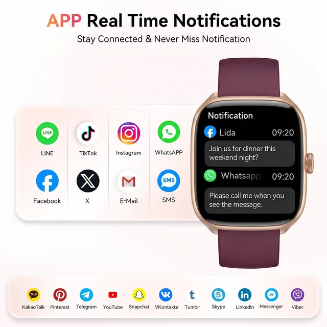 Alt view image 5 of 7 - Smart Watch for Women Men, Bluetooth Call, 40mm AMOLED Fitness Watch for iPhone/Android/Samsung, Notification Alerts, Heart Rate/Stress/Sleep Monitor, 101+ Sports Modes, 3ATM Waterproof, 2 Bands