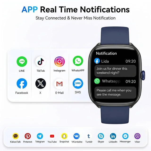 Alt view image 5 of 7 - Smart Watch for Women Men, Bluetooth Call, 40mm AMOLED Fitness Watch for iPhone/Android/Samsung, Notification Alerts, Heart Rate/Stress/Sleep Monitor, 101+ Sports Modes, 3ATM Waterproof, 2 Bands