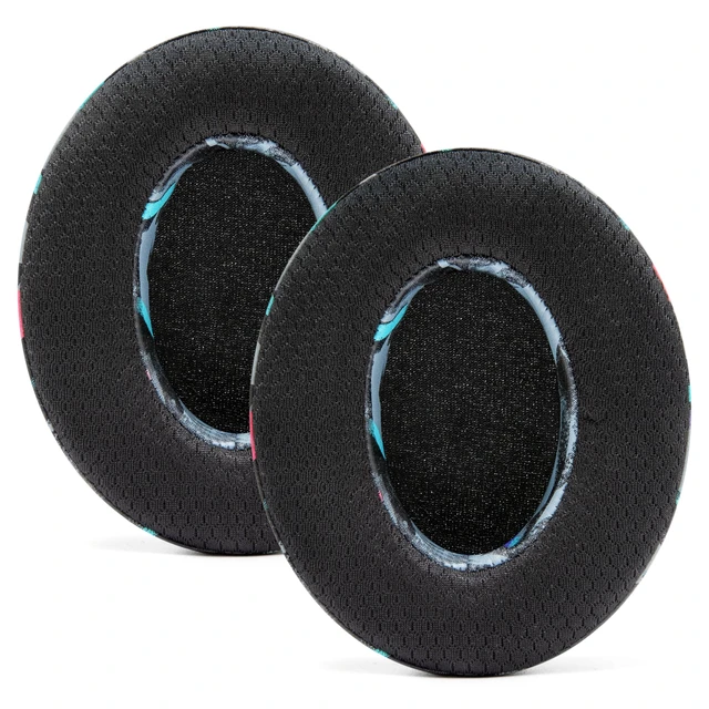 Alt view image 6 of 6 - Freeze - Cooling Gel Earpads for ATH M50X / SteelSeries Arctis/HyperX Made by Wicked Cushions Fits SteelSeries Arctis, ATH M50X, Turtle Beach Stealth & More. Cooler for Longer 90's Black