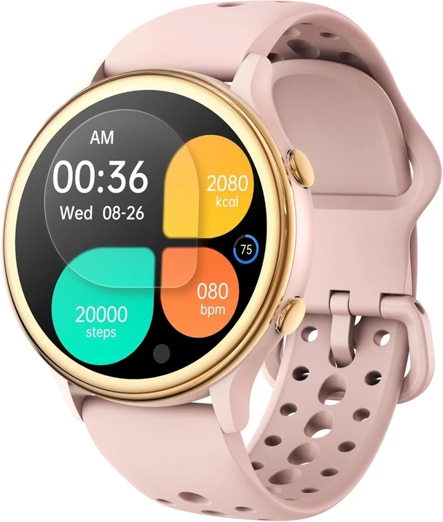Main image of Smart Watches for Women, Fitness Tracker with Heart Rate & SpO2 Monitor, IP67 Waterproof Activity Tracker for Men & Women, Smart Watch for Android & iPhone