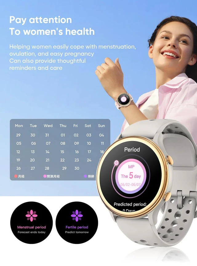 Alt view image 2 of 7 - Smart Watches for Women, Fitness Tracker with Heart Rate & SpO2 Monitor, IP67 Waterproof Activity Tracker for Men & Women, Smart Watch for Android & iPhone