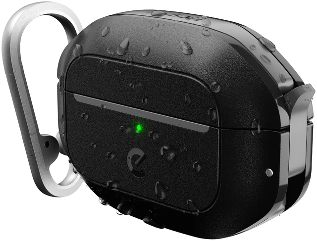 Main image of for Waterproof AirPods Pro 2 Case with Lock - Ultra Rugged, Black IP68 Water Proof, Dust Proof, Shockproof Protector, Heavy Duty Protection, Drop Proof Cover, Carabiner for iPods Pro 2nd Gen