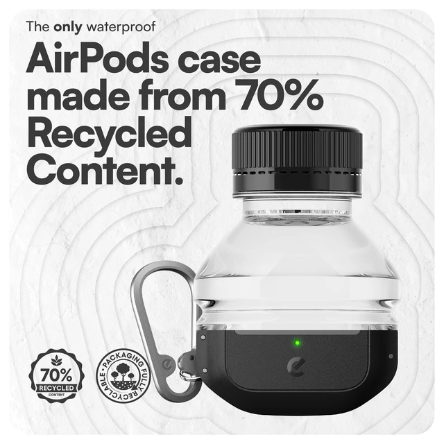 Alt view image 7 of 7 - for Waterproof AirPods Pro 2 Case with Lock - Ultra Rugged, Black IP68 Water Proof, Dust Proof, Shockproof Protector, Heavy Duty Protection, Drop Proof Cover, Carabiner for iPods Pro 2nd Gen