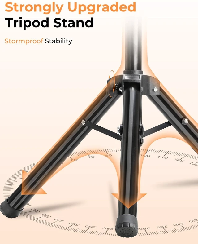 Alt view image 3 of 7 - Starlink Gen 3 Tripod Mount Adjustable Height Stable for Camping & RV Starlink Tripod Stand for Gen 3, Starlink Stand for Outdoor
