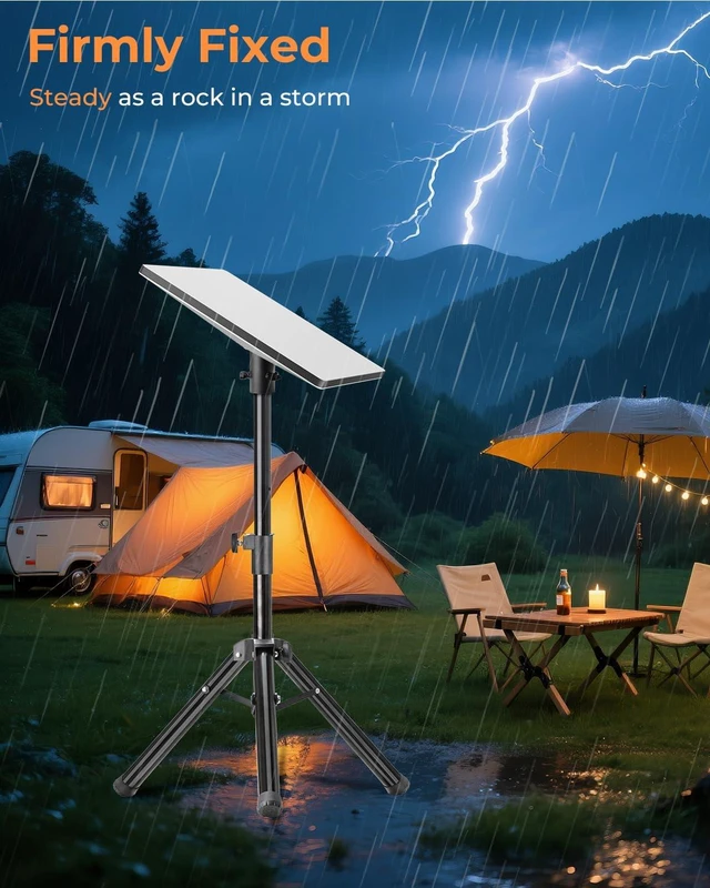 Alt view image 7 of 7 - Starlink Gen 3 Tripod Mount Adjustable Height Stable for Camping & RV Starlink Tripod Stand for Gen 3, Starlink Stand for Outdoor