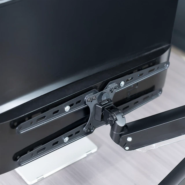 Alt view image 6 of 7 - Black VESA TV Mount Adapter Plate for 32-55 in Screens, MOUNT-AD600B Sturdy Steel Design, Powder Coated, Adapter Plate Bracket for LCD LED TV, Conversion Kit, Adds 300mm of VESA Extension