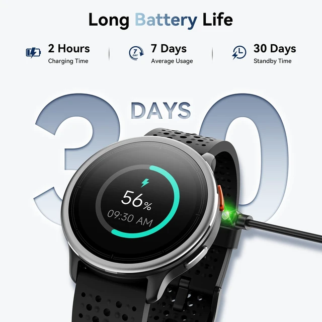 Alt view image 4 of 7 - Smart Watch for Men/Women, Answer/Make Call, 1.27" Ultra-HD Screen Smartwatch for iPhone & Android, 3ATM Waterproof Fitness Tracker with Heart Rate/Sleep/SpO2 Monitor, 120+ Sport Modes, 2 Bands