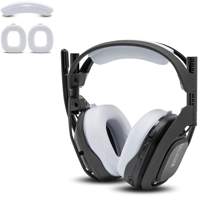 Main image of Mod Kit A50 - Earpads & Headband for Astro A50 Gen 4/5 / A50x Made by Wicked Cushions Cooling Gel Earpads and Matching Headband that offer Enhanced Comfort & Durability White