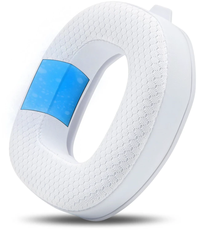Alt view image 7 of 7 - Mod Kit A50 - Earpads & Headband for Astro A50 Gen 4/5 / A50x Made by Wicked Cushions Cooling Gel Earpads and Matching Headband that offer Enhanced Comfort & Durability White
