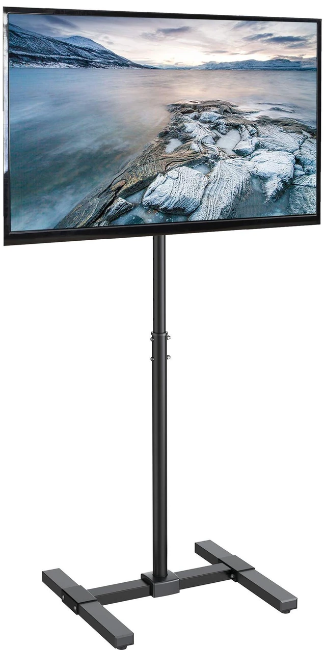 Main image of TV Floor Stand for 13 to 50 inch Flat Panel LED LCD Plasma Screens, Portable Display Height Adjustable Mount STAND-TV07