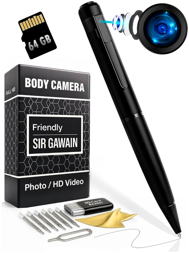 Main image of Body-Mounted Video-Only Camera, Full HD 1080p Video & Photos, No Audio Recording Capability, LED Indicator, One-Button Operation, Local microSD Storage, 2026 Model