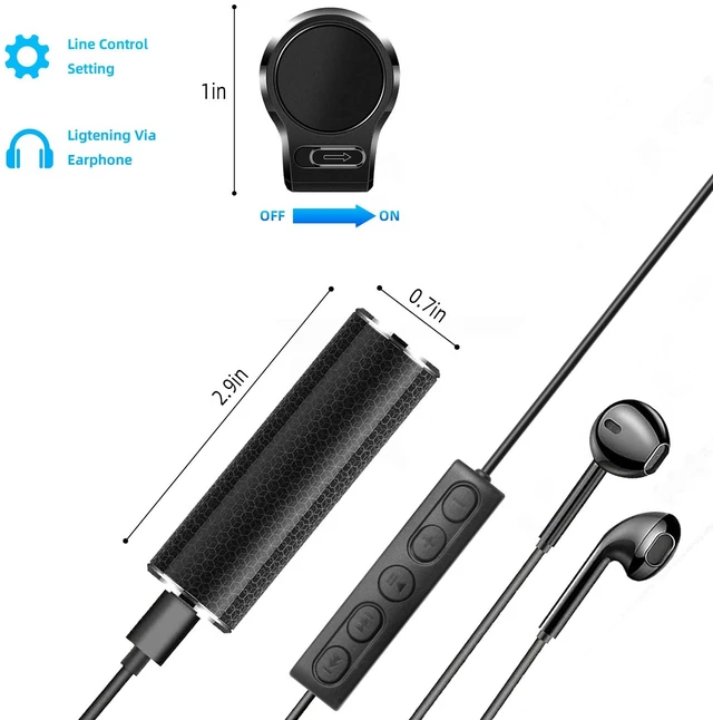 Alt view image 7 of 7 - 128G Magnetic Voice Recorder with AI-Intelligent Triple Noise Reduction,35 Days Continuous Recording Device,Voice Activated Audio Recorder,Digital Voice Recorder for Meetings/Interviews/Classroom
