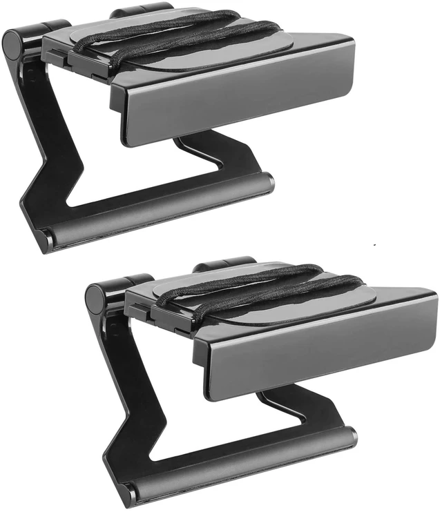 Main image of MP-APM-03-01 Top Shelf TV 5-inch Wide Flat Panel Adjustable Clip Holder for Streaming Device, Media Boxes, Speakers and Made for Apple TV (2 Pack 5 Inch)