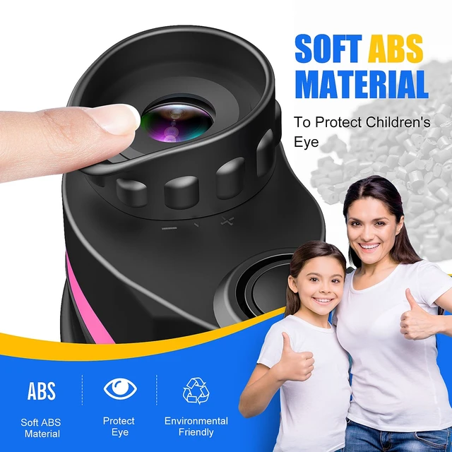 Alt view image 2 of 7 - Toys for 3+ Year Old Boys Girls, Compact Waterproof Binocular for Kids Hunting-Hiking Gifts for Kids Christmas Stocking Stuffers for 3-7 8-10 Year Old Grandkids Toys for Boy Girl