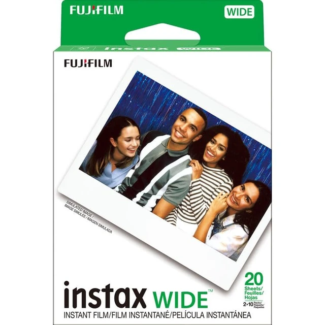 Alt view image 3 of 4 - Instax Wide Instant Film (20 Sheets) + TSC Microfiber Cleaning Cloth Works with Instax 300, 210 & Link Printer