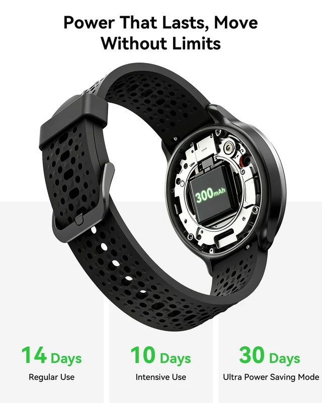 Alt view image 7 of 7 - Smart Watch for Women & Men, Compatible with iPhone & Android 1.27" Fitness Tracker with Bluetooth Calling, HD Touchscreen, Heart Rate & Sleep Tracking, 2 Bands, Perfect Smart Gift