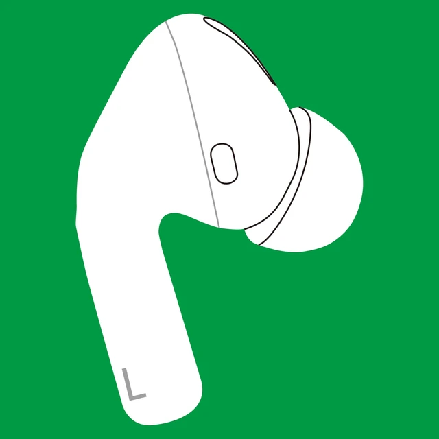 Alt view image 2 of 7 - A2084 Left Earbud Replacement, Single Left Ear Side Only for Original Pod Pro 1st Gen, Compatible with OEM Pods Pro Charging Case A2190, Genuine A2083 Air Pros 1 L