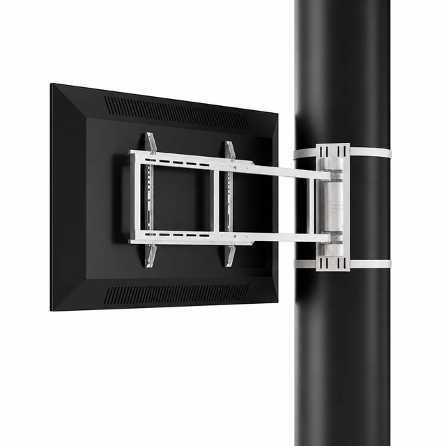 Main image of 32"75" TVs Indoor Swing-Out Arm TV Mount Fits Pillars & Poles, Heavy Duty No Drill Gazebo & Pergola TV Mount, VESA 600x400, Holds 110 lbs