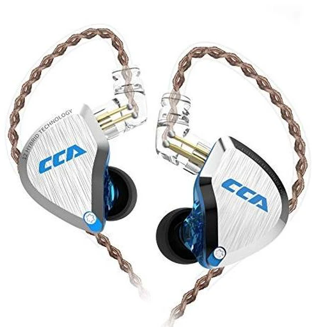 Main image of C12 in Ear Monitor Headphones 5BA 1DD Hybrid HiFi Gaming IEM Earphones Noise Isolating Stereo Wired Earbuds for Musicians Audiophile Singers DJwith mic