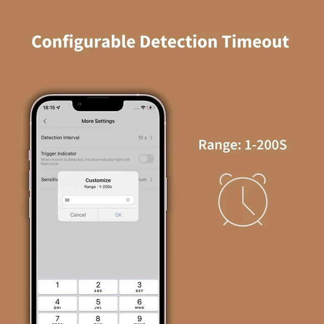 Alt view image 3 of 6 - Zigbee 3.0 Motion Sensor P1 3 Pack, for Alert System Automations Hub Required, 5-Year Battery Life 150-170° Detection, Adjustable Timeout 1-200s, Compatible with HomeKit Home Assistant